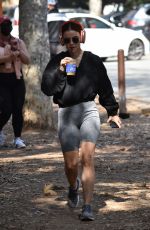 LUCY HALE Out for Iced Coffee in Los Angeles 02/08/2021