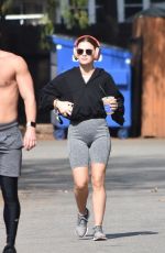LUCY HALE Out for Iced Coffee in Los Angeles 02/08/2021