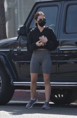 LUCY HALE Out for Iced Coffee in Los Angeles 02/08/2021