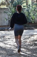 LUCY HALE Out for Iced Coffee in Los Angeles 02/08/2021