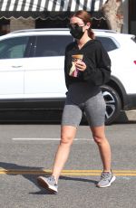 LUCY HALE Out for Iced Coffee in Los Angeles 02/08/2021