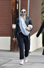 LUCY HALE Out for Lunch in Studio City 02/09/2021