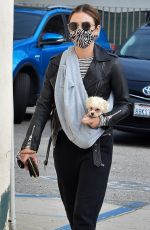 LUCY HALE Out for Lunch in Studio City 02/09/2021