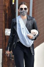 LUCY HALE Out for Lunch in Studio City 02/09/2021