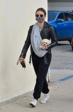 LUCY HALE Out for Lunch in Studio City 02/09/2021