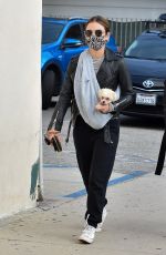 LUCY HALE Out for Lunch in Studio City 02/09/2021