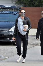 LUCY HALE Out for Lunch in Studio City 02/09/2021