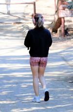 LUCY HALE Out Hiking in Studio City 02/12/2021