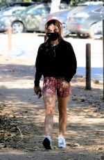 LUCY HALE Out Hiking in Studio City 02/12/2021