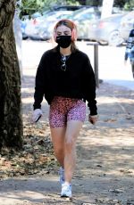 LUCY HALE Out Hiking in Studio City 02/12/2021