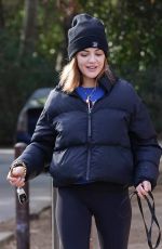 LUCY HALE Out Hiking with Her Dog at Fryman Canyon in Los Angeles 02/15/2021