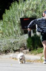 LUCY HALE Out Hiking with Her Dog in Studio City 02/20/2021