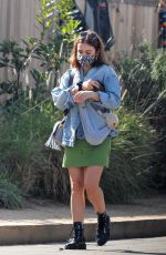 LUCY HALE Shopping at a Flee Market in Venice Beach 02/07/2021