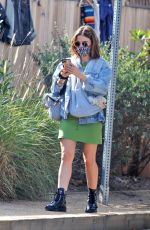 LUCY HALE Shopping at a Flee Market in Venice Beach 02/07/2021