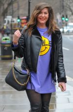 LUCY HOROBIN Leaves Global Studios in London 02/15/2021