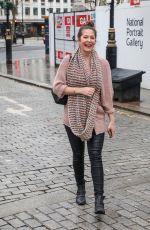 LUCY HOROBIN Arrives at Global Radio in London 02/22/2021