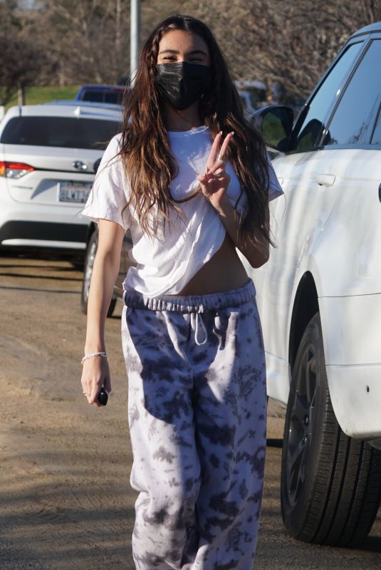MADISON BEER Out at a Park in West Hollywood 02/20/2021