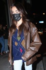 MADISON BEER Out for Dinner at Catch LA in West Hollywood 02/26/2021