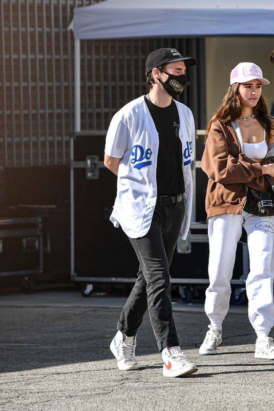 MADISON BEER Out in Los Angeles 02/26/2021