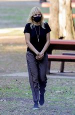 MALIN AKERMAN Out at a Park in Los Angeles 02/23/2021