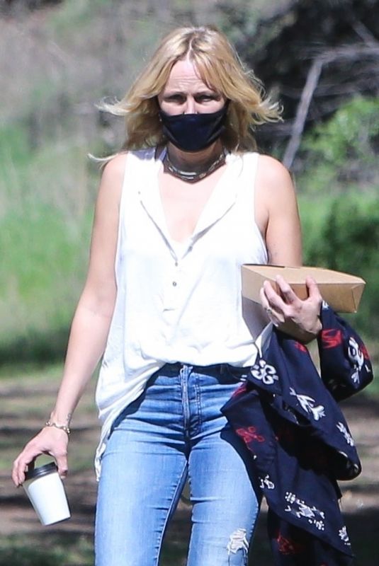 MALIN AKERMAN Out at a Park in Los Angeles 02/27/2021