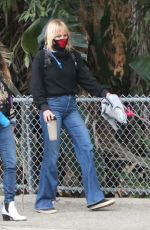 MALIN AKERMAN Out in Los Feliz 02/17/2021