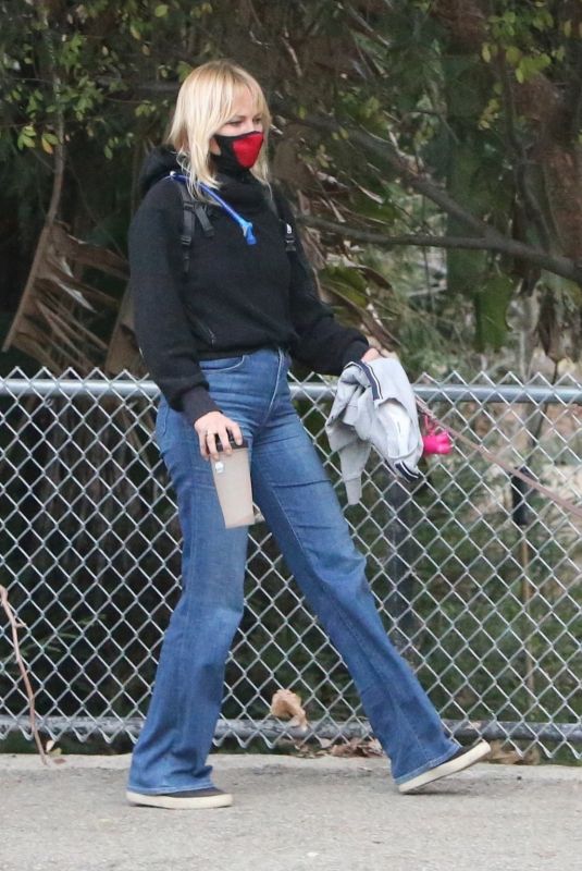 MALIN AKERMAN Out in Los Feliz 02/17/2021