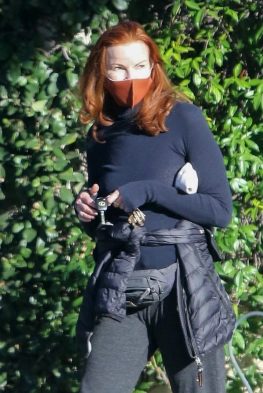 MARCIA CROSS Out in Brentwood 02/19/2021