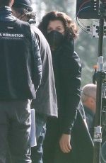 MARGOT ROBBIE on the Set David O. Russell