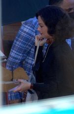 MARGOT ROBBIE on the Set of David O