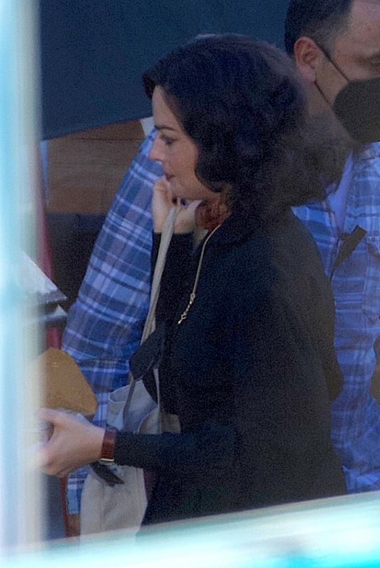 MARGOT ROBBIE on the Set of David O