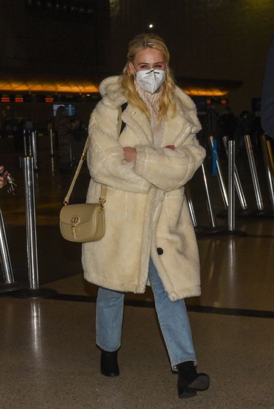 MARIA BAKALOVA at LAX Airport in Los Angeles 02/04/2021