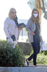 MARIA SHRIVER and SHERYL BERKOFF Out in Montecito 02/07/2021
