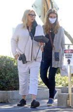 MARIA SHRIVER and SHERYL BERKOFF Out in Montecito 02/07/2021