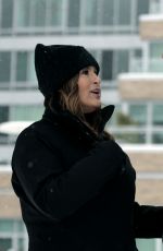 MARISKA HARGITAY on the Set of Law and Order: Organized Crimer in New York 02/19/2021