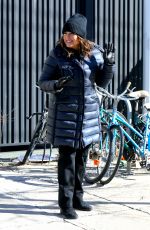 MARISKA HARGITAY on the Set of Law and Order: Special Victims Unit in Red Hook 02/03/2021