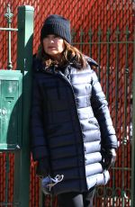 MARISKA HARGITAY on the Set of Law and Order: Special Victims Unit in Red Hook 02/03/2021