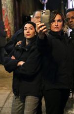 MARISKA HARGITAY on the Set of Law and Order: SVU in New York 02/24/2021