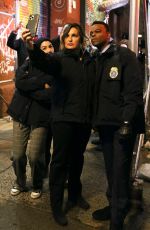 MARISKA HARGITAY on the Set of Law and Order: SVU in New York 02/24/2021