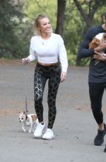 MARY FITZGERALD and Romain Bonnet Out Hiking in Los Angeles 02/09/2021