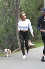 MARY FITZGERALD and Romain Bonnet Out Hiking in Los Angeles 02/09/2021