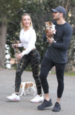 MARY FITZGERALD and Romain Bonnet Out Hiking in Los Angeles 02/09/2021