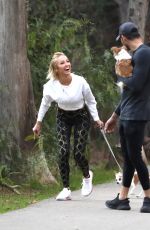MARY FITZGERALD and Romain Bonnet Out Hiking in Los Angeles 02/09/2021