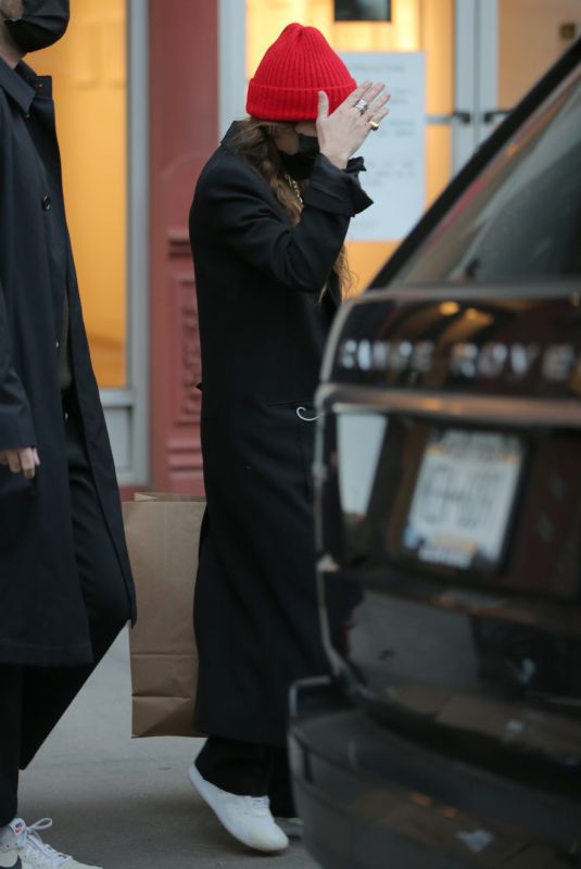 MARY KATE OLSEN Leaves Maison Mayle in New York 02/25/2021
