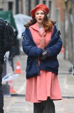 MATILDA DE ANGELIS and Liev Schreiber on the Set of Across The River And Into The Trees in Venice 02/03/2021