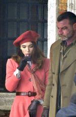 MATILDA DE ANGELIS and Liev Schreiber on the Set of Across The River And Into The Trees in Venice 02/03/2021
