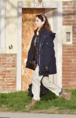 MATILDA DE ANGELIS on the Set of Across The River And Into The Trees in Venice 02/02/2021