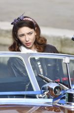 MATILDA DE ANGELIS on the Set of Across The River And Into The Trees in Venice 02/02/2021