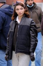 MATILDA DE ANGELIS on the Set of Across The River And Into The Trees in Venice 02/04/2021