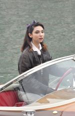 MATILDA DE ANGELIS on the Set of Across The River And Into The Trees in Venice 02/04/2021